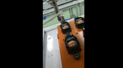 電感線圈焊錫視頻